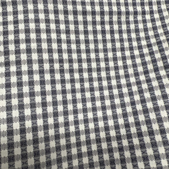 Gitman Bros Shirt Large Check Trim Fit Stretch Wingspan Allen Edmonds 16.5 - Picture 4 of 9